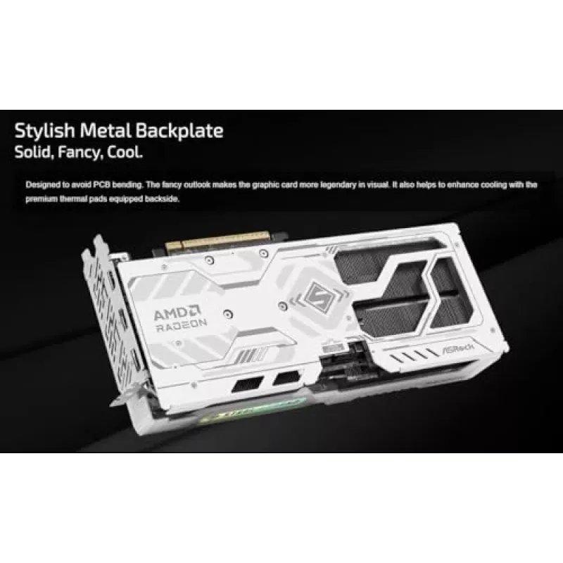 ASRock AMD Radeon RX 9060 XT Steel Legend 16GB OC vaizdo plokštė