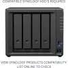 NAS saugojimo serveris SYNOLOGY DS425+ – 4 lizdai, Intel Celeron J4125 2.0–2.7 GHz, 2 GB DDR4, 0 TB, 2.5GbE, 2 M.2 lizdai