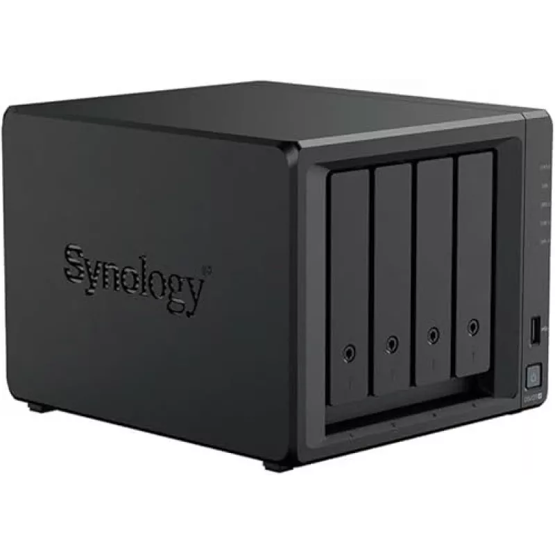 NAS saugojimo serveris SYNOLOGY DS425+ – 4 lizdai, Intel Celeron J4125 2.0–2.7 GHz, 2 GB DDR4, 0 TB, 2.5GbE, 2 M.2 lizdai