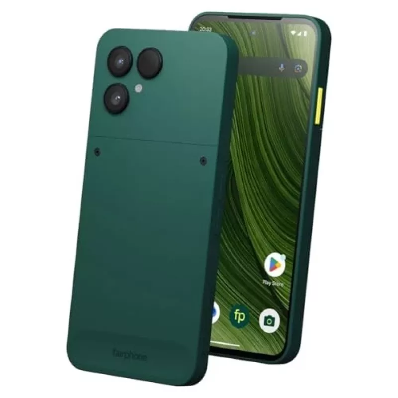 Fairphone (Gen 6) 16 cm (6.31 inch) Dual SIM Android 15 5G USB Type-C 8 GB 256 GB 4415 mAh Žalia