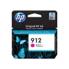HP 912 rausvai raudonas originalus kasečių rašalas