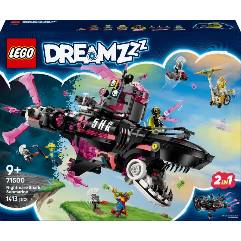 LEGO® DREAMZzz™ Nightmare Shark Submarine žaislas 71500