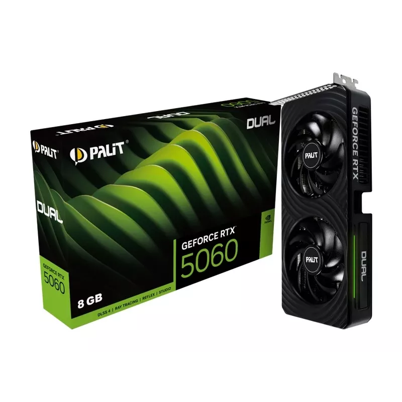 Palit GeForce RTX 5060 Dual 8GB GDDR7 vaizdo plokštė