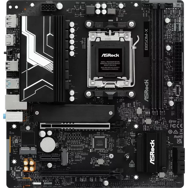 Motininė plokštė ASRock B850M-X R2.0 AM5 Micro-ATX