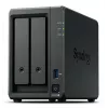 NAS Synology DiskStation DS725+ 2 lizdai Ryzen R1600 4GB DDR4 ECC, 2.5GbE, 2x M.2, RAID palaikymas, 0TB, Juoda