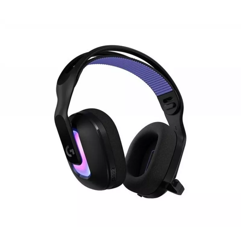 Logitech G G522 LIGHTSPEED belaidės ausinės žaidimams su LIGHTSYNC RGB apšvietimu, mikrofonu ir pažangia sinchronizuota audio technologija, triguba jungtis