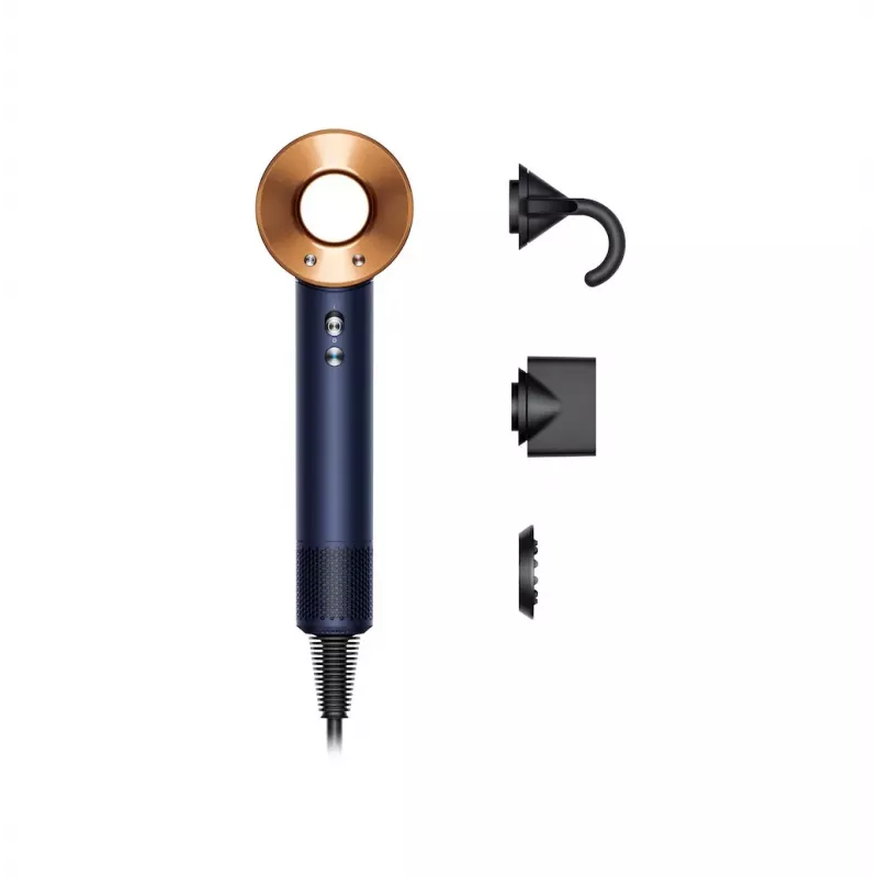 Dyson Supersonic Straight+Wavy HD07 džiovintuvas plaukams, Prūsijos mėlyna ir vario spalvos (113277-01)