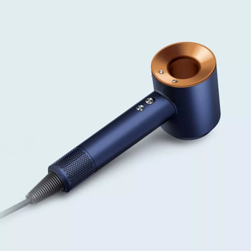 Dyson Supersonic Straight+Wavy HD07 džiovintuvas plaukams, Prūsijos mėlyna ir vario spalvos (113277-01)