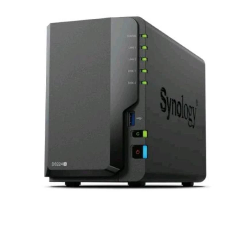 Synology DS225+ 2 vietų NAS darbalaukis Intel® Celeron® J4125 2 GB DDR4 Synology DSM juodas - tik Synology HDD