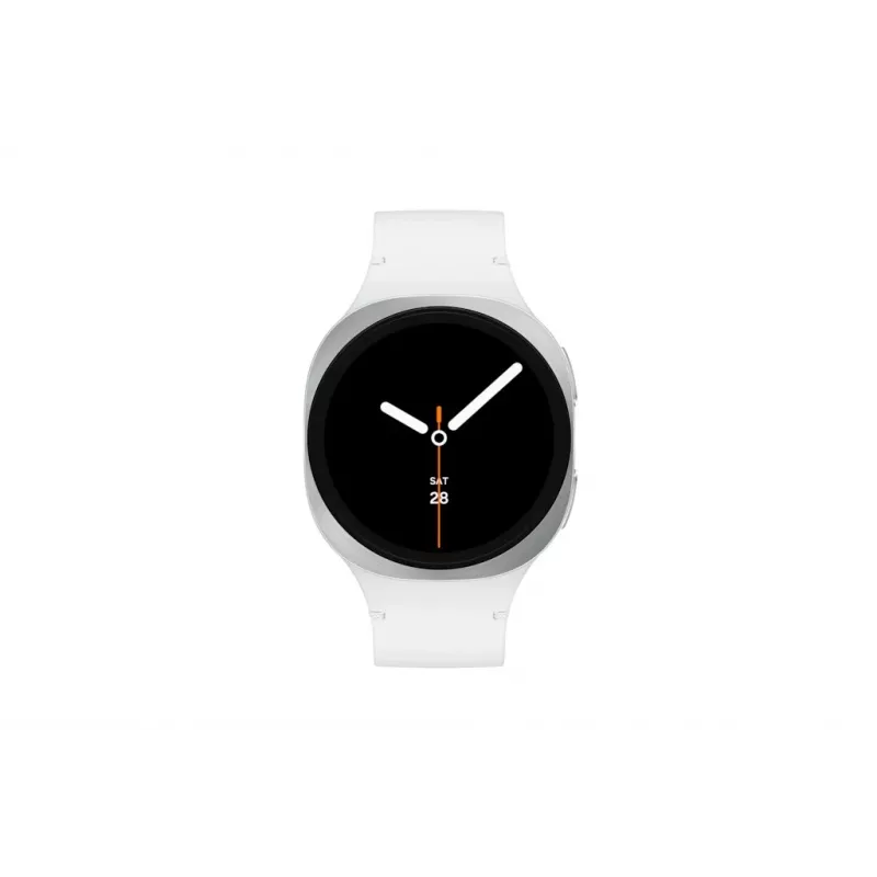 Samsung Galaxy Watch8 3.3 cm (1,3 colio) AMOLED 40 mm Skaitmeninis 438 x 438 pikselių Liečiamas ekranas Sidabrinis Wi-Fi GPS (palydovas)