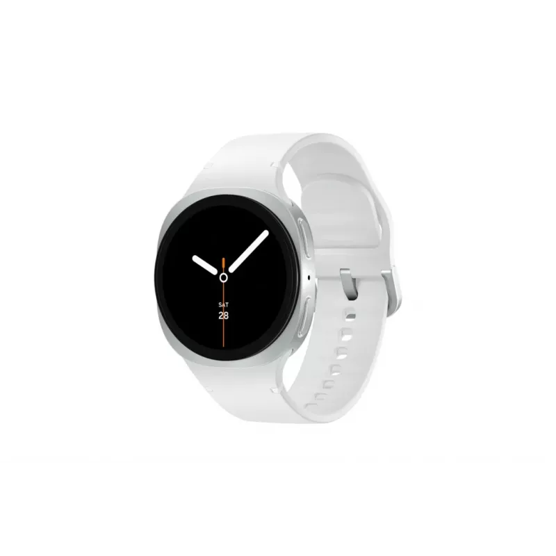 Samsung Galaxy Watch8 3.3 cm (1,3 colio) AMOLED 40 mm Skaitmeninis 438 x 438 pikselių Liečiamas ekranas Sidabrinis Wi-Fi GPS (palydovas)