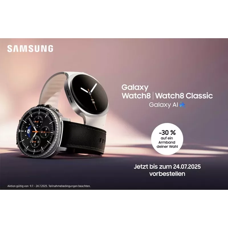 Samsung Galaxy Watch 8 3.3 cm (1.3 colio) AMOLED 40 mm Skaitmeninis 438 x 438 pikselių Liečiamas ekranas 4G Graphite Wi-Fi GPS (palydovas)