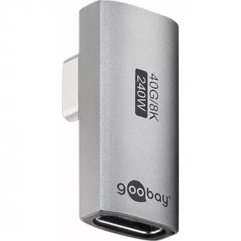 Goobay 74443 USB-C™ adapteris vertikalus 90° pasuktas, USB4™