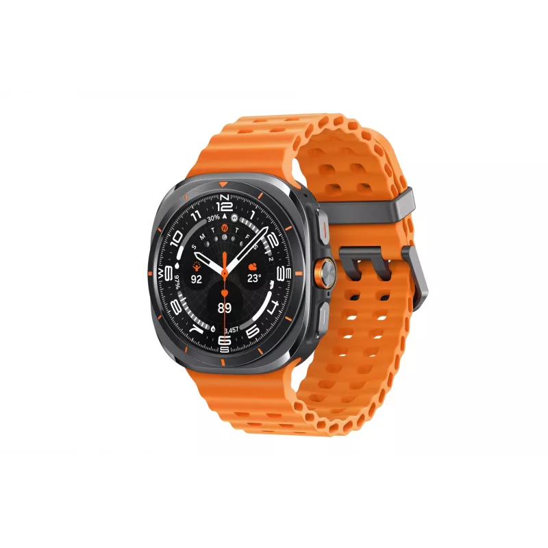 Samsung Galaxy Watch Ultra 3.81 cm (1.5 colio) AMOLED 47 mm Skaitmeninis 480 x 480 pikselių Liečiamas ekranas 4G Pilka, Titanas Wi-Fi GPS (palydovas)