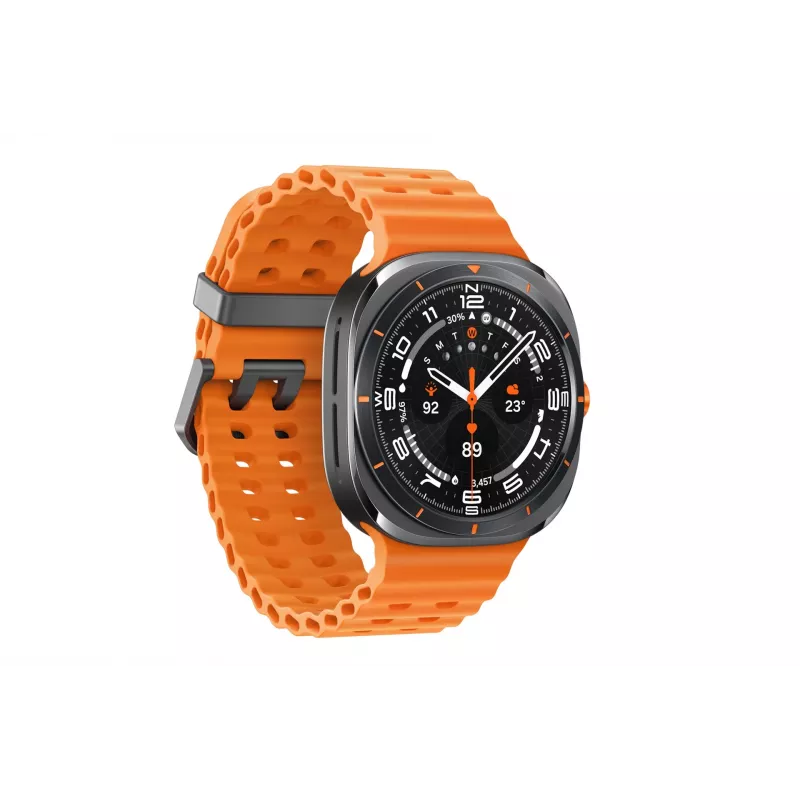 Samsung Galaxy Watch Ultra 3.81 cm (1.5 colio) AMOLED 47 mm Skaitmeninis 480 x 480 pikselių Liečiamas ekranas 4G Pilka, Titanas Wi-Fi GPS (palydovas)