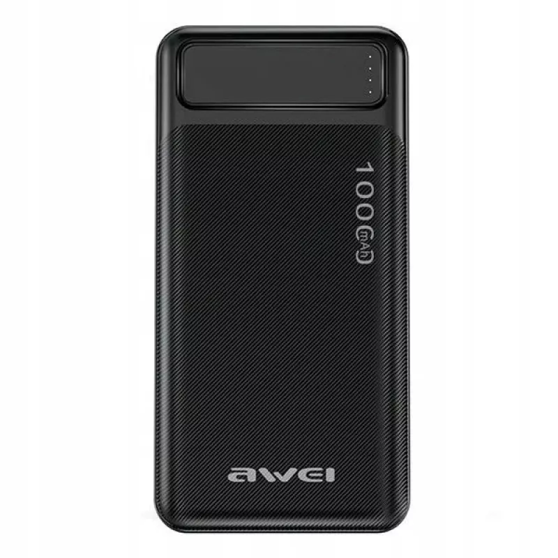 Nešiojamas maitinimo blokas Awei P5K 10000mAh su 2xUSB 2.1A - Juodas