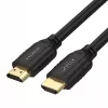 Unitek C11079BK-1.5M HDMI 2.0 jungiamasis kabelis, 4K 60 Hz, HDMI A tipo kištukai abiejuose galuose, 1,5 m, juodas