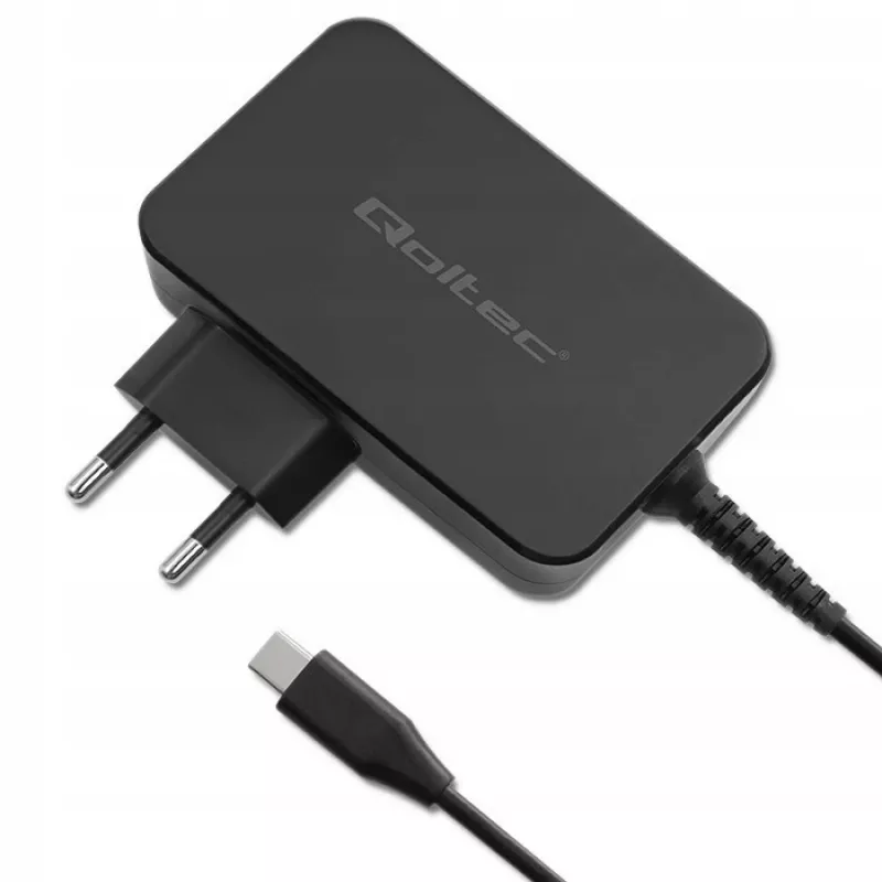 GaN maitinimo adapteris QOLTEC 52387 90W 1x USB‑C 5–20V