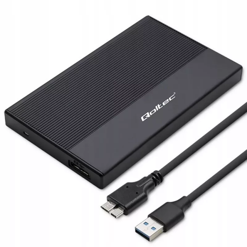 Išorinis dėklas 2,5 inch SATA SSD/HDD QOLTEC 52277 USB 3.0
