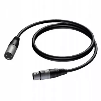 Procab XLR (vyriškas) į XLR (moteriškas) kabelis 1,5 m – subalansuotas mikrofoninis/garso kabelis