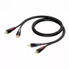 Garso kabelis Procab 1KPCL084 — 2x RCA kištukas į 2x RCA kištuką, 3 m
