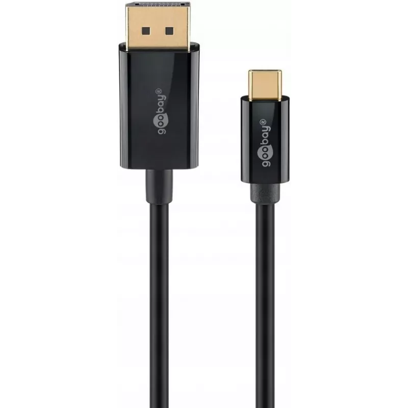 USB-C į DisplayPort laidas GOOBAY 75704, 1 m, iki 4K@60Hz