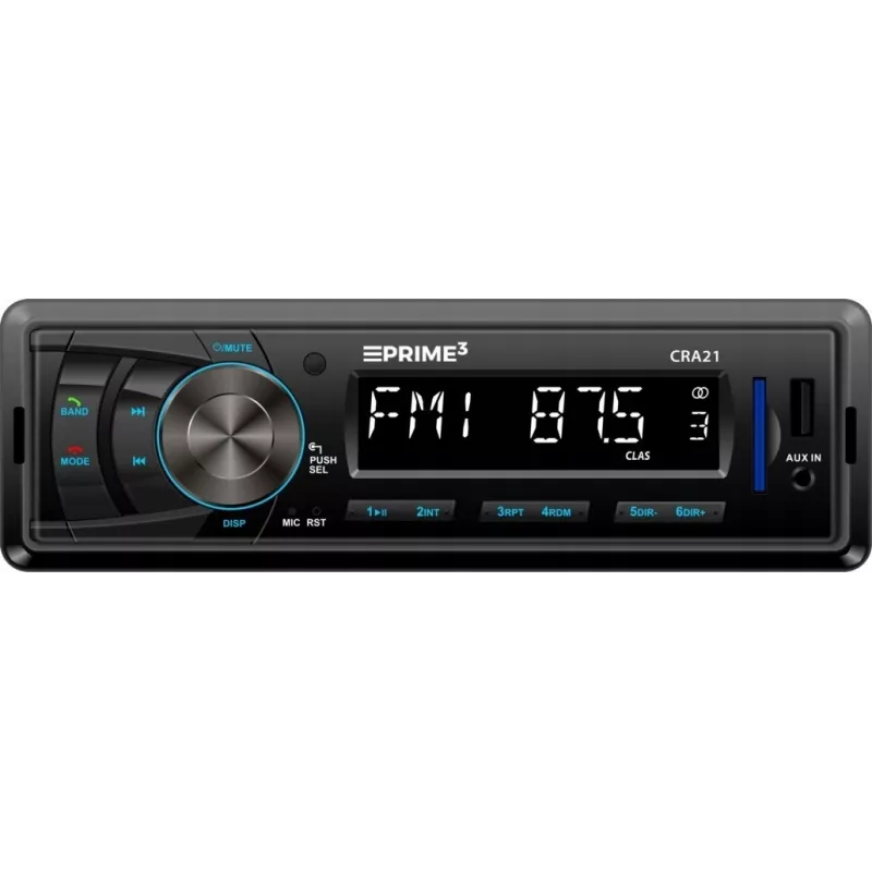 Automobilinis FM radijo imtuvas PRIME3 CRA21 BT su Bluetooth ir FM imtuvu