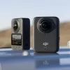Veiksmo kamera DJI Osmo 360 Standard Combo – 8K itin didelė raiška, 120 MP CMOS, 240 kadrų/s, elektroninis stabilizavimas, 2 colių ekranas, MicroSD, 183 g, juoda