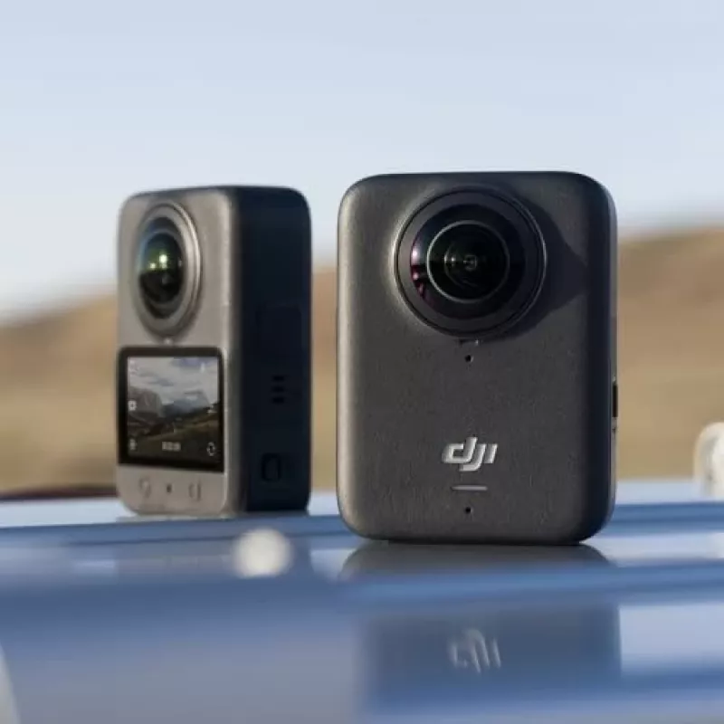 Veiksmo kamera DJI Osmo 360 Standard Combo – 8K itin didelė raiška, 120 MP CMOS, 240 kadrų/s, elektroninis stabilizavimas, 2 colių ekranas, MicroSD, 183 g, juoda