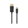 Goobay 75705 USB-C į DisplayPort kabelis, 4K 60 Hz, 2 m, 21,6 Gbit/s, juodas