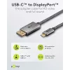 Goobay 75705 USB-C į DisplayPort kabelis, 4K 60 Hz, 2 m, 21,6 Gbit/s, juodas