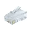 Gembird LC-8P8C-002/100 RJ-45 laidų jungtis, skaidri