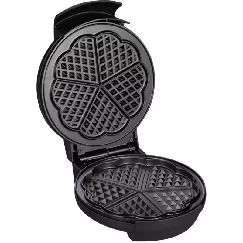 Severin WA 2103 vaflinė 4 vafliai 1200 W Juoda, Sidabrinė