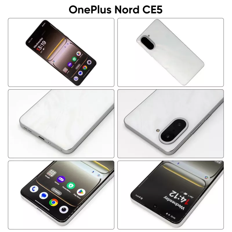 Išmanusis telefonas OnePlus Nord CE 5 5G MediaTek Dimensity 8350 Apex 6,77 colio AMOLED ekranas 5200 mAh 80 W SUPERVOOC 50 MP Sony kamera OIS