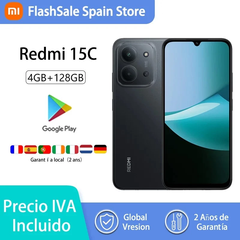 Xiaomi Redmi 15C 128GB 4G LTE išmanusis telefonas