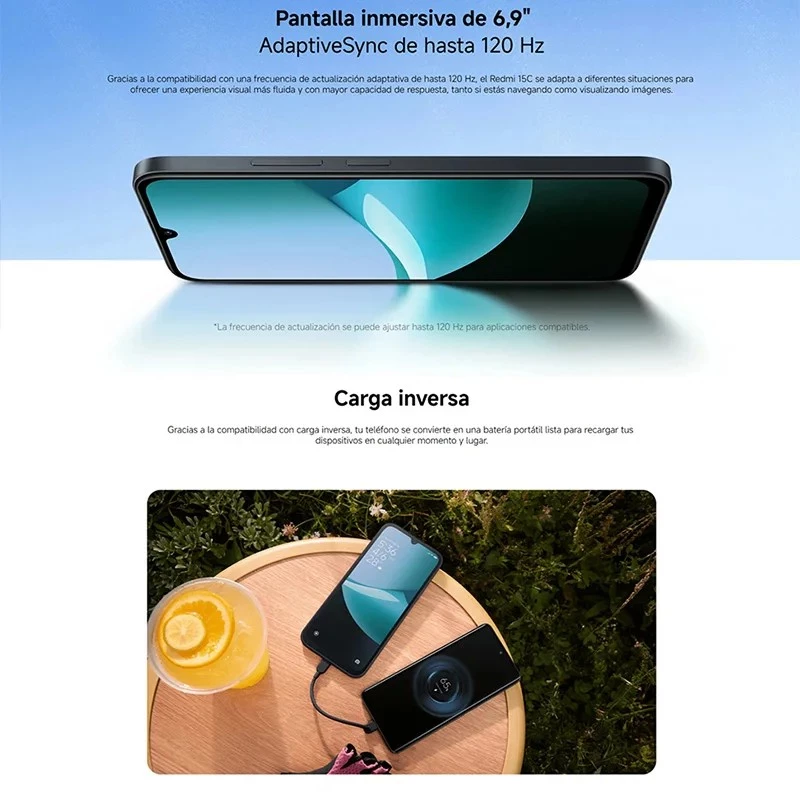 Xiaomi Redmi 15C 128GB 4G LTE išmanusis telefonas