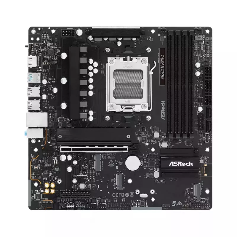 ASRock A620AM PRO-A Micro-ATX pagrindinė plokštė AM5