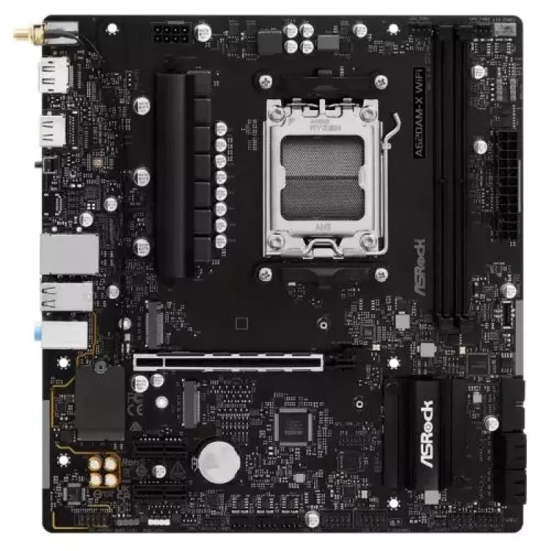 ASRock A620AM-X WiFi AMD A620 AM5 Micro-ATX pagrindinė plokštė