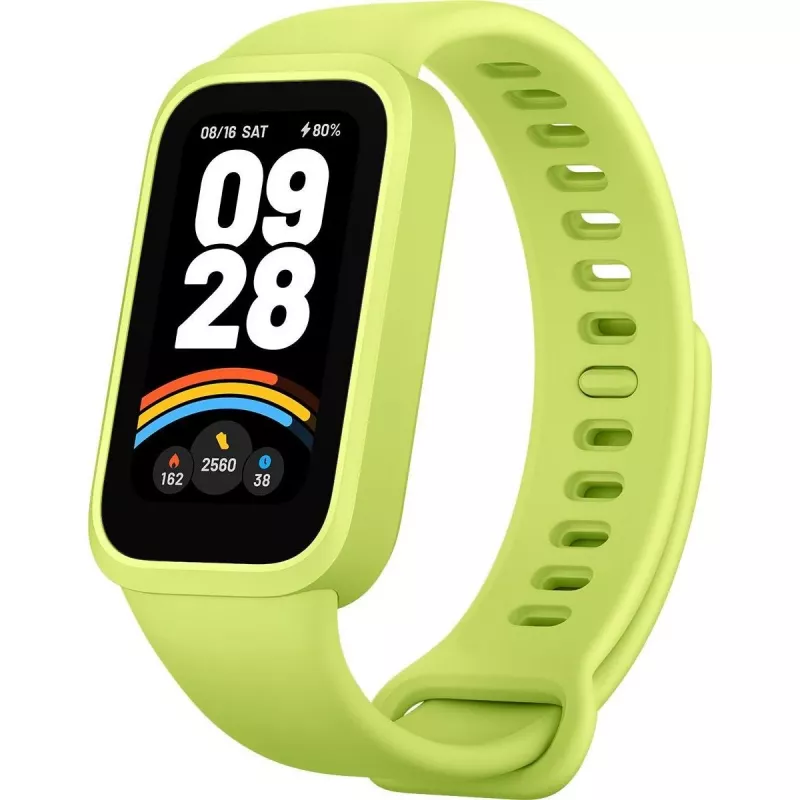 Fitness apyrankė Xiaomi 9 Active Green – širdies ritmo monitorius, aktyvumo sekiklis, modelis 70783