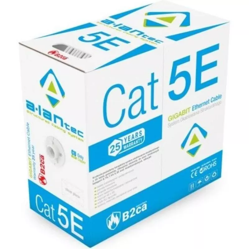 Laidas U/UTP kat.5e B2ca LSOH 305 m KIU5LSOH305B Alantec