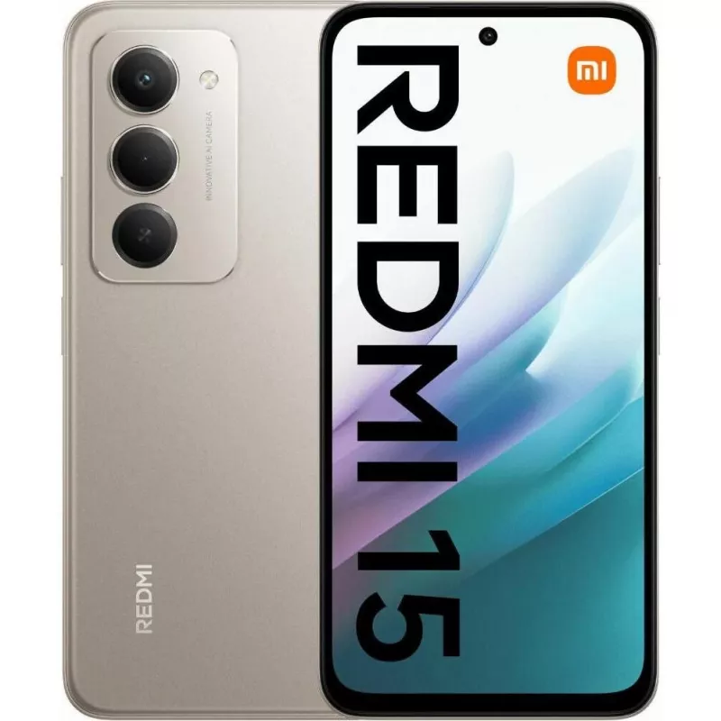 Xiaomi Redmi 15 4G mobilusis telefonas, 6 GB/128 GB, 6,9 colio, Titan Grey