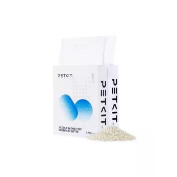 Kamuoliukus formuojantis tofu kačių kraikas PETKIT PKCL08 – 4 maišeliai, okultinio kraujo testas