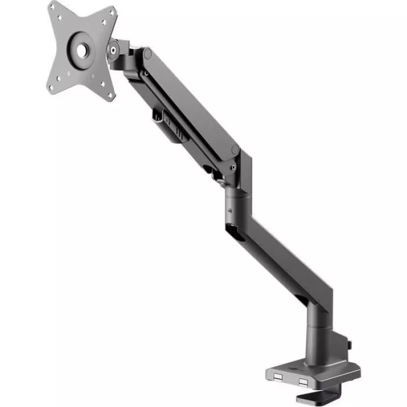 Goobay Pro 70813 vieno monitoriaus stalo laikiklis su dujine spyruokle, VESA, 17-32" (43-81 cm), 9 kg, juodas