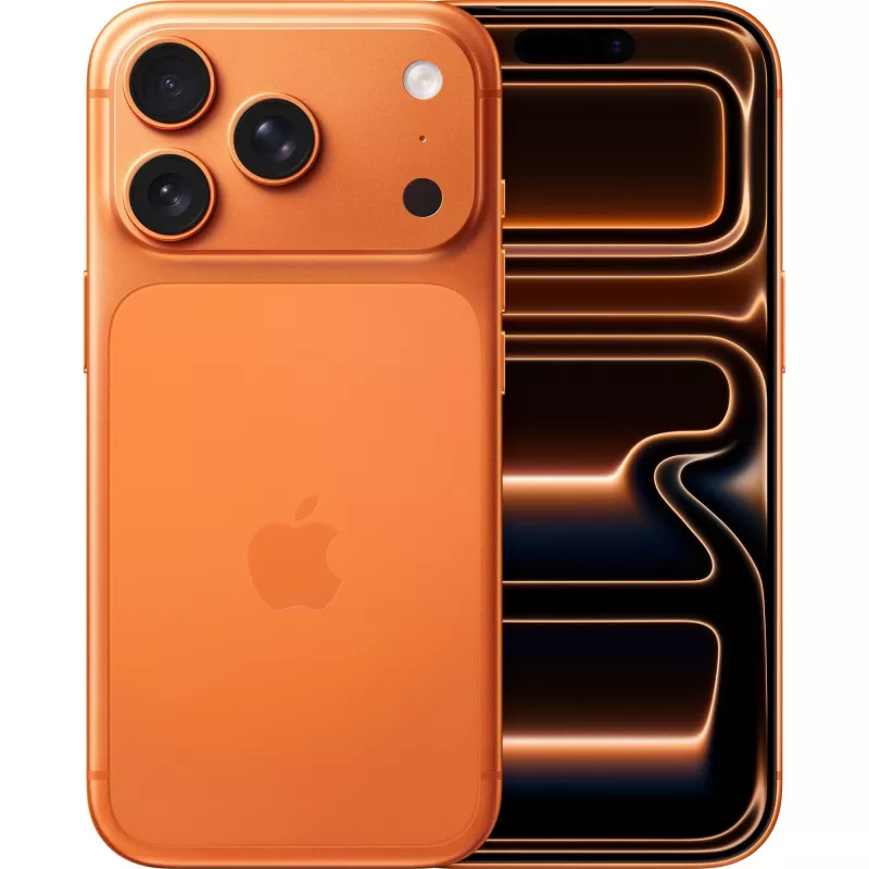 Apple iPhone 17 Pro (512 GB, Arancione Cosmico, 6,3 colio, dviejų SIM, 5G) išmanusis telefonas