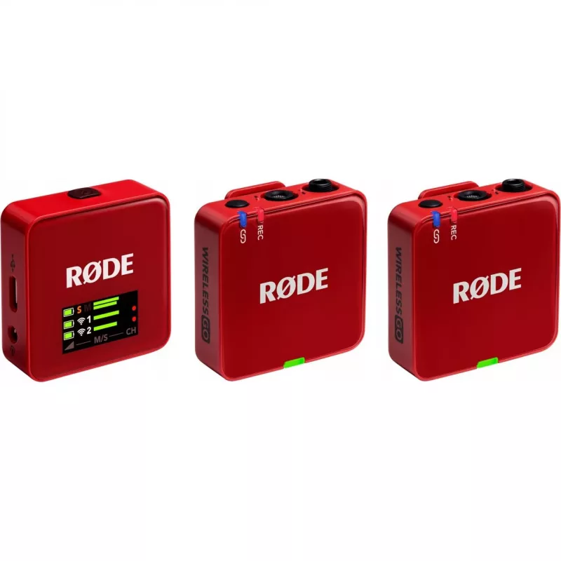 RØDE Wireless GO III raudona - belaidė mikrofonų sistema (raudona)