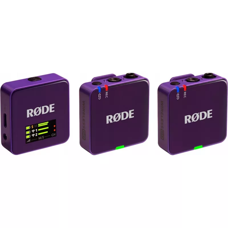 RØDE Wireless GO III Violetinė – belaidė mikrofonų sistema (violetinė)