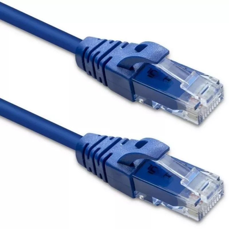 Pataisinis laidas QOLTEC 54534 2xRJ45 UTP CAT6 5m Juodas