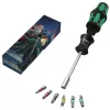 Wera Kraftform Kompakt 27 Set 1 atsuktuvų rinkinys su ergonomiškomis rankenomis ir tiksliomis antgaliais