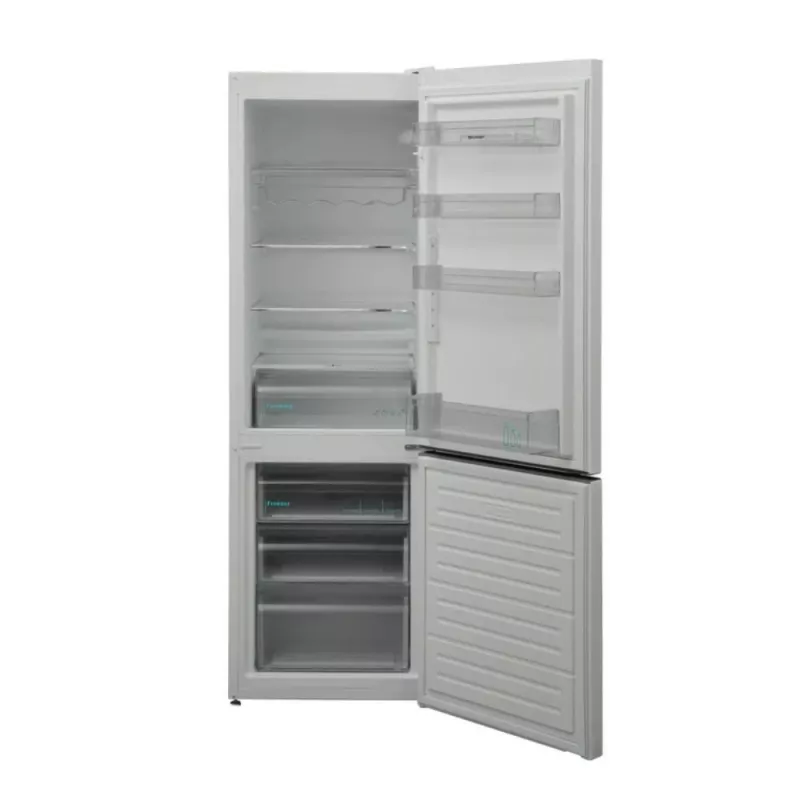 Šaldytuvas-šaldiklis Sharp SJ-FBB04DTXWE, laisvai pastatomas, 268 L, baltas
