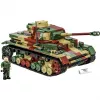 Konstruktorius Blocks WWII PZKPFW IV AUSF.G 1107 detalių